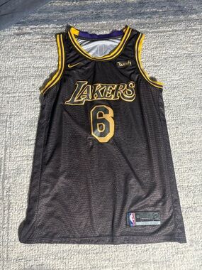 Nike Black Mesh Basketball Jersey - Team Patch Detail